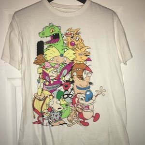 90’s Cartoon montage short sleeve tee-shirt